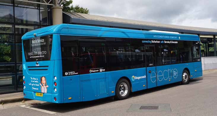 Stagecoach Yorkshire Yutong E12 73009 electro